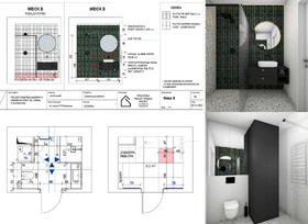 Archicad 25 - Wykonanie kompletnego projektu łazienki