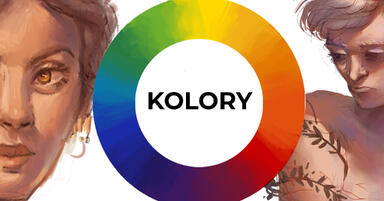 Digital painting - Triki z kolorami - jak wybierać ciekawe kolory do rysunku - Poradnik