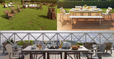 Darmowe modele 3d mebli ogrodowych firmy Ikea!