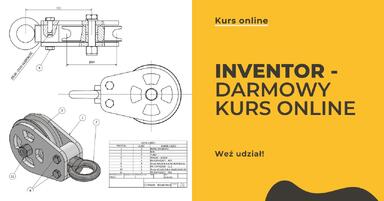 Darmowy kurs - Inventor dla początkujących - Modelowanie bloczka linowego