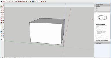 Tutorial - Sketchup - Podstawowe narzędzia