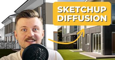 SketchUp Diffusion - Twórz wizualizacje z wykorzystaniem sztucznej inteligencji