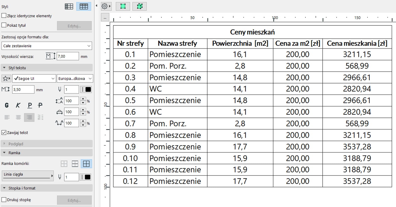Archicad – Zastosowania wyrażeń w zestawieniach (Poradnik, tutorial) -09