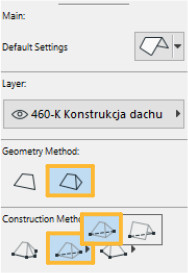 Archicad - Jak zrobić dach mansardowy? Poradnik, tutorial - 02