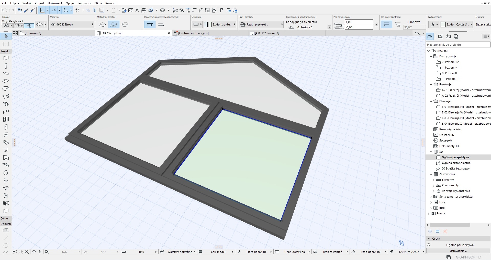 Archicad - Jak stworzyć własny profil drzwi lub okna - Poradnik, tutorial - 06