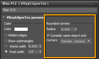 Tutorial - 3ds Max - Vray - Jak zaokrąglić narożniki przy pomocy materiału VrayEdgesTex - 02