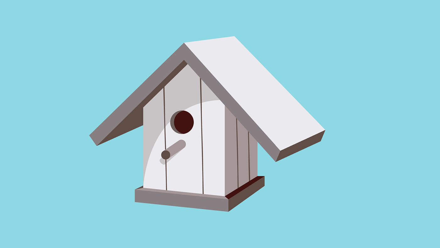 Jak zrobić domek dla ptaków w Adobe Illustrator? Tutorial i wiosenne inspiracje - 17