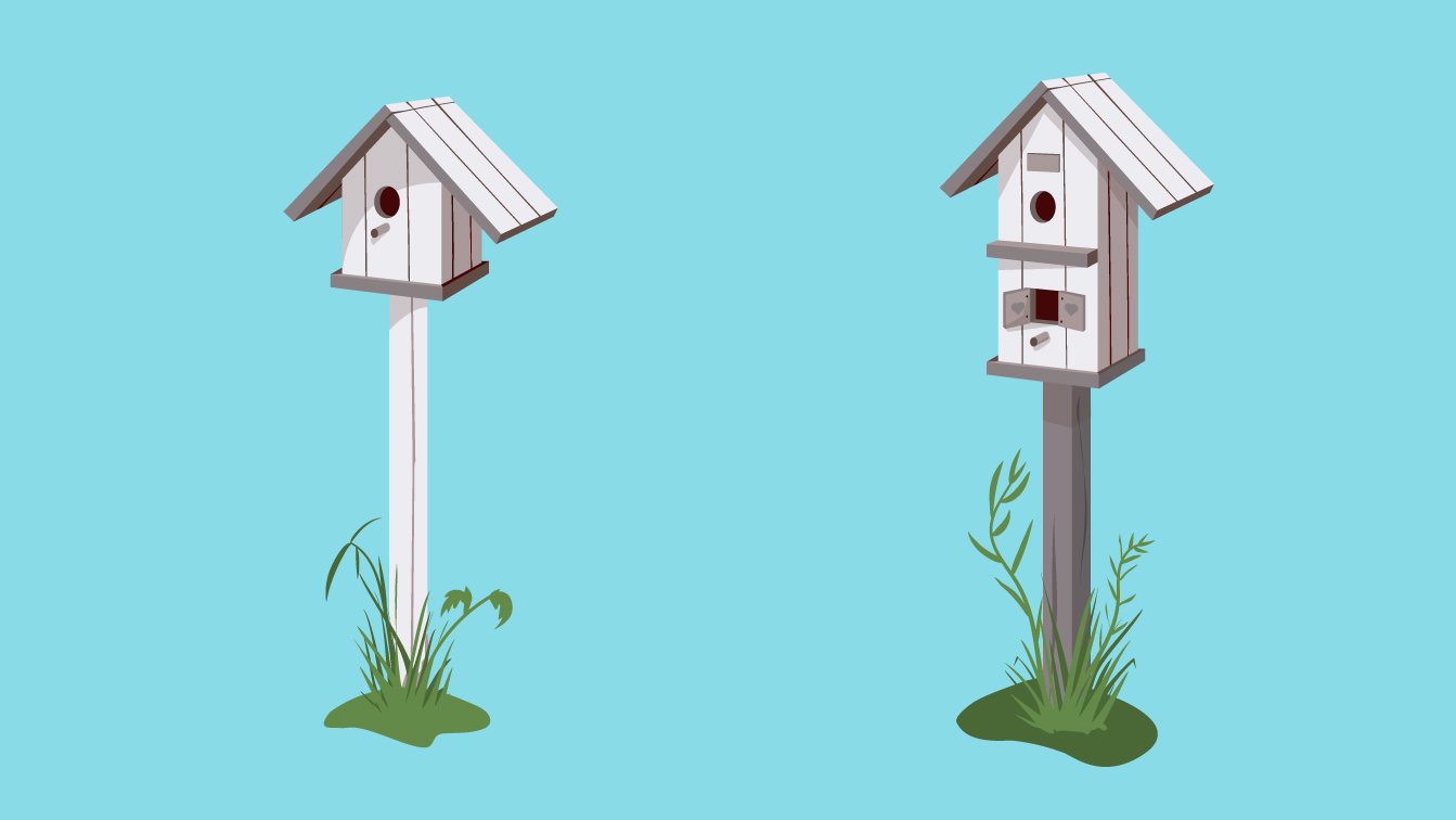 Jak zrobić domek dla ptaków w Adobe Illustrator? Tutorial i wiosenne inspiracje - 23