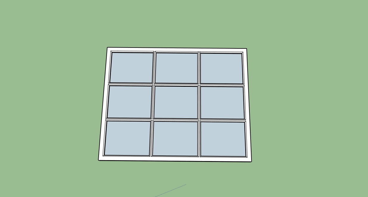 Sketchup - Jak zrobić okno? Omówienie pluginu 1001bit. com - Tutorial, poradnik-11