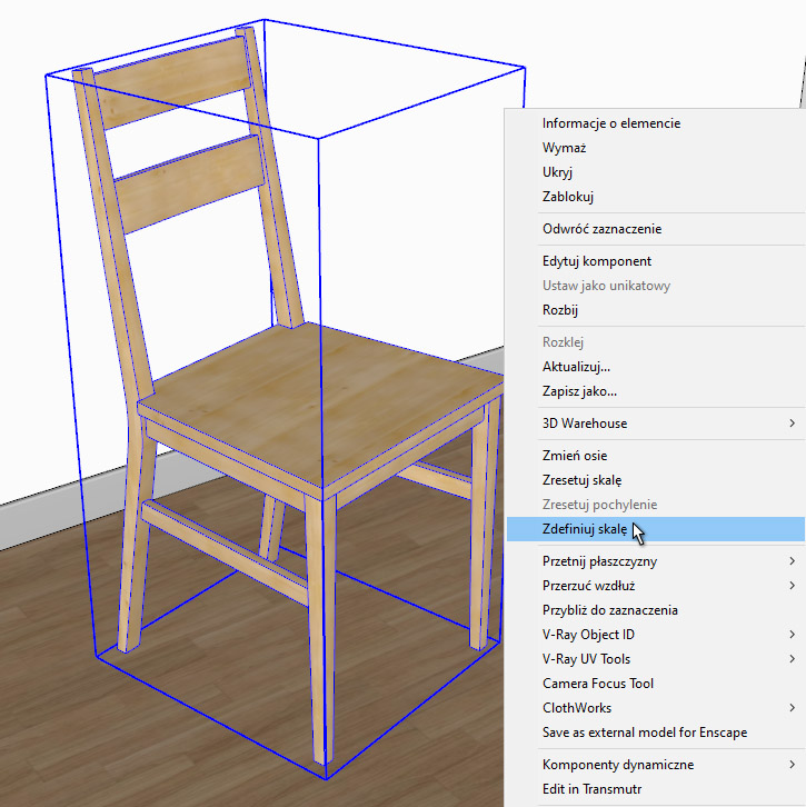 Sketchup - Camera clipping - jak naprawić ucinanie modelu? 04