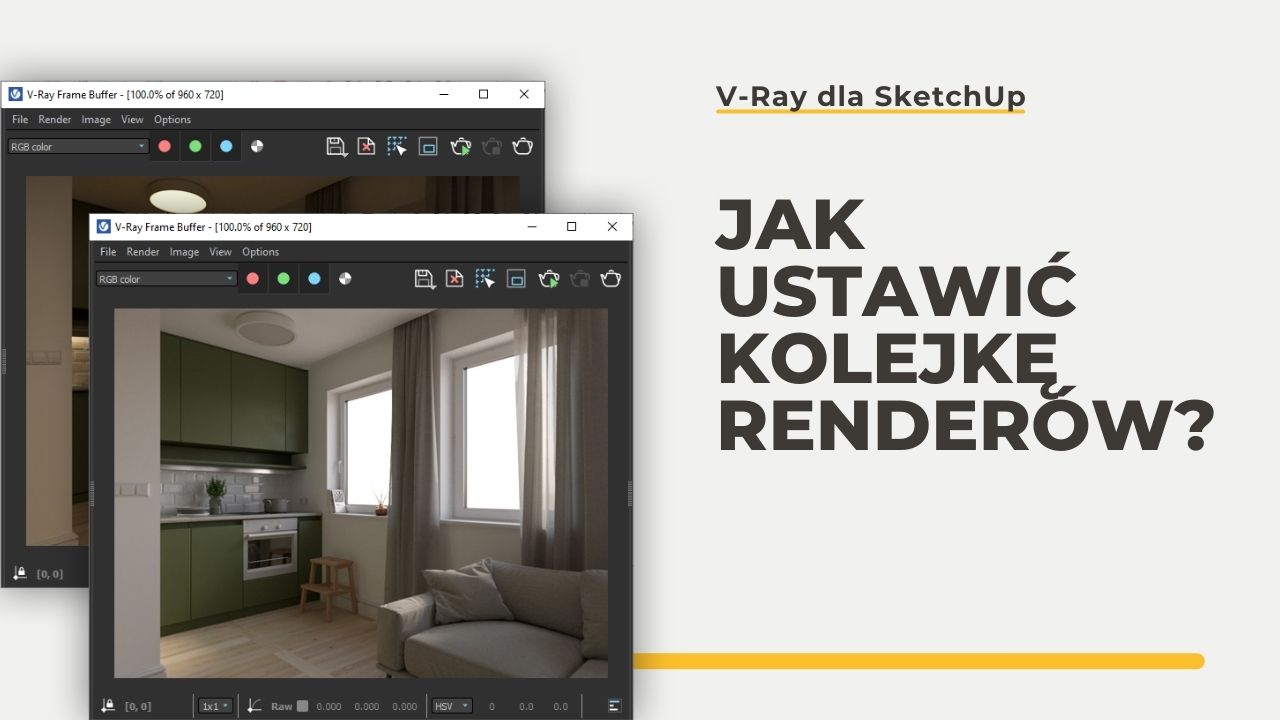 Sketchup - Jak ustawić kolejkę renderów? Omówienie narzędzia Batch Render