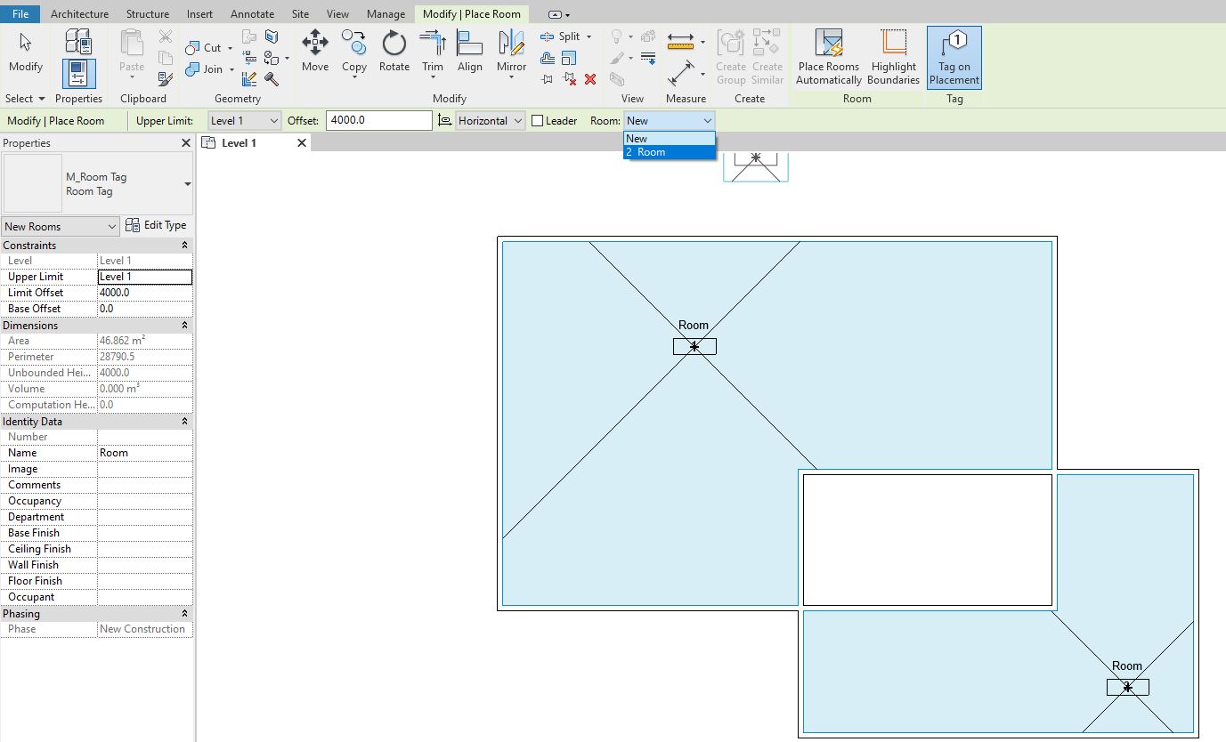 Revit - Jak usunąć pomieszczenie? - Tutorial, poradnik - 05