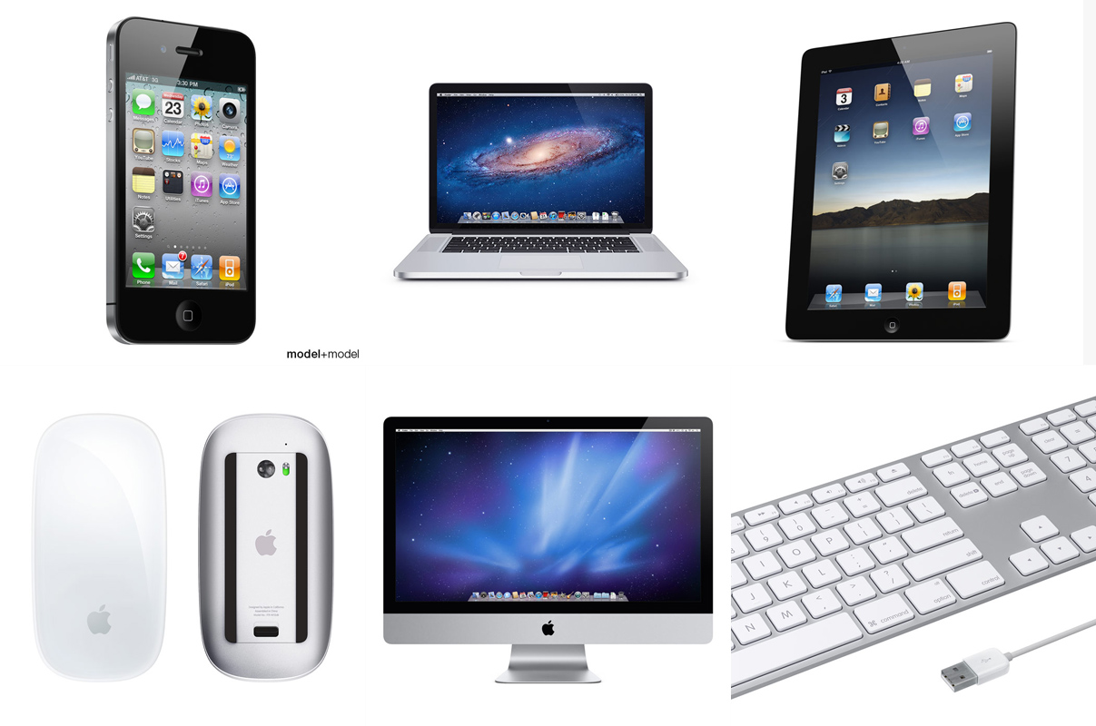 Darmowe modele 3d produktów firmy Apple!