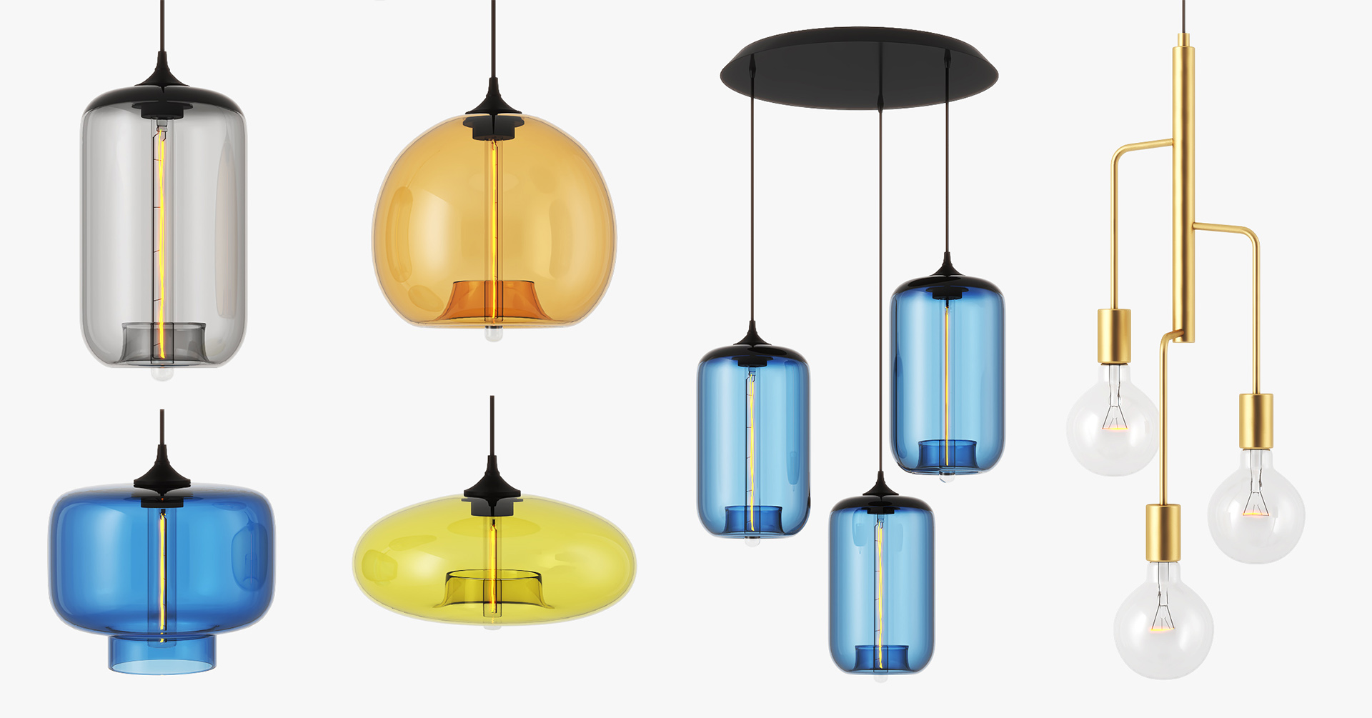 Nowe darmowe modele lamp wiszących! Niche Modern, Kare Design, Frandsen
