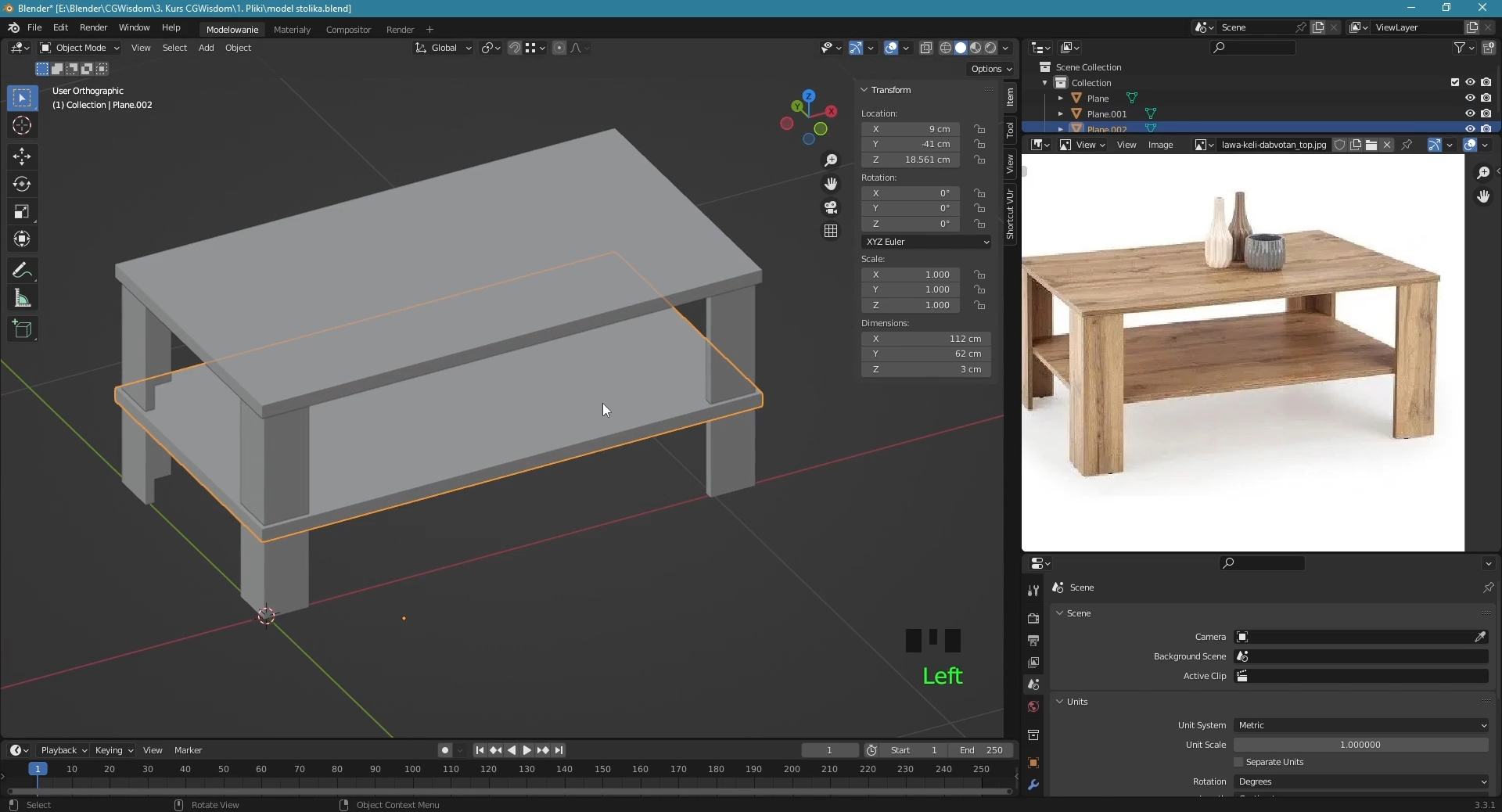 Kurs - Blender - Modelowanie 3d od podstaw Kurs - Blender od podstaw