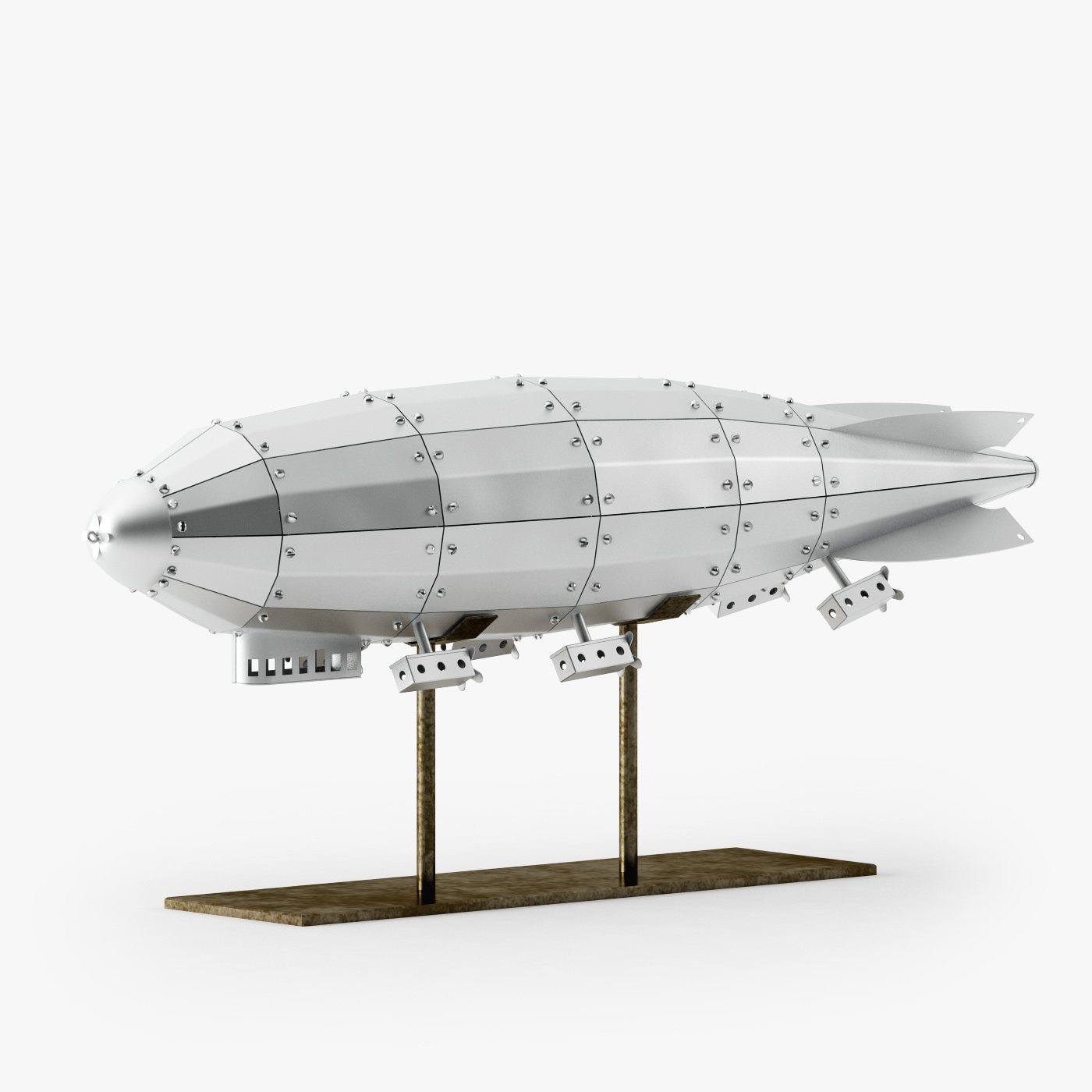 Darmowe modele 3d - Zeppelin model