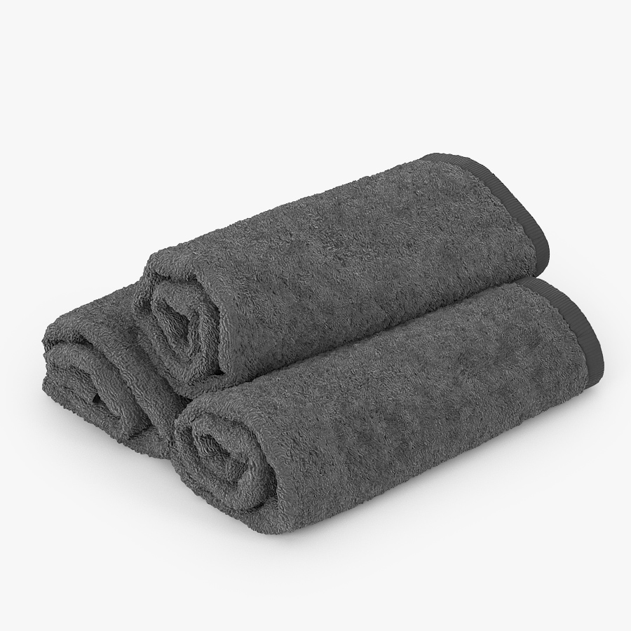 Darmowy model 3d - Zestaw ręczników