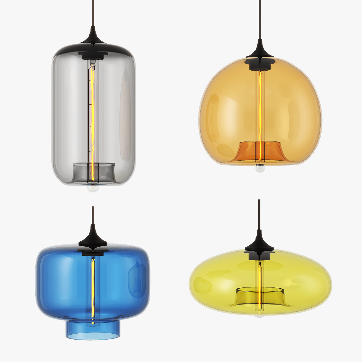 Darmowy model 3d - Lampa wisząca - Niche Modern - Pod, Oculo, Stamen, Aurora