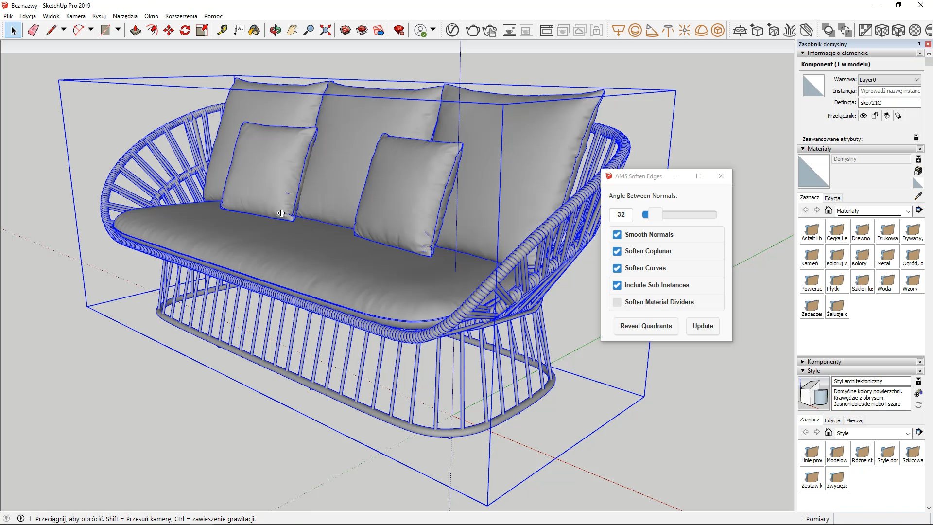 библиотека мебель в sketchup