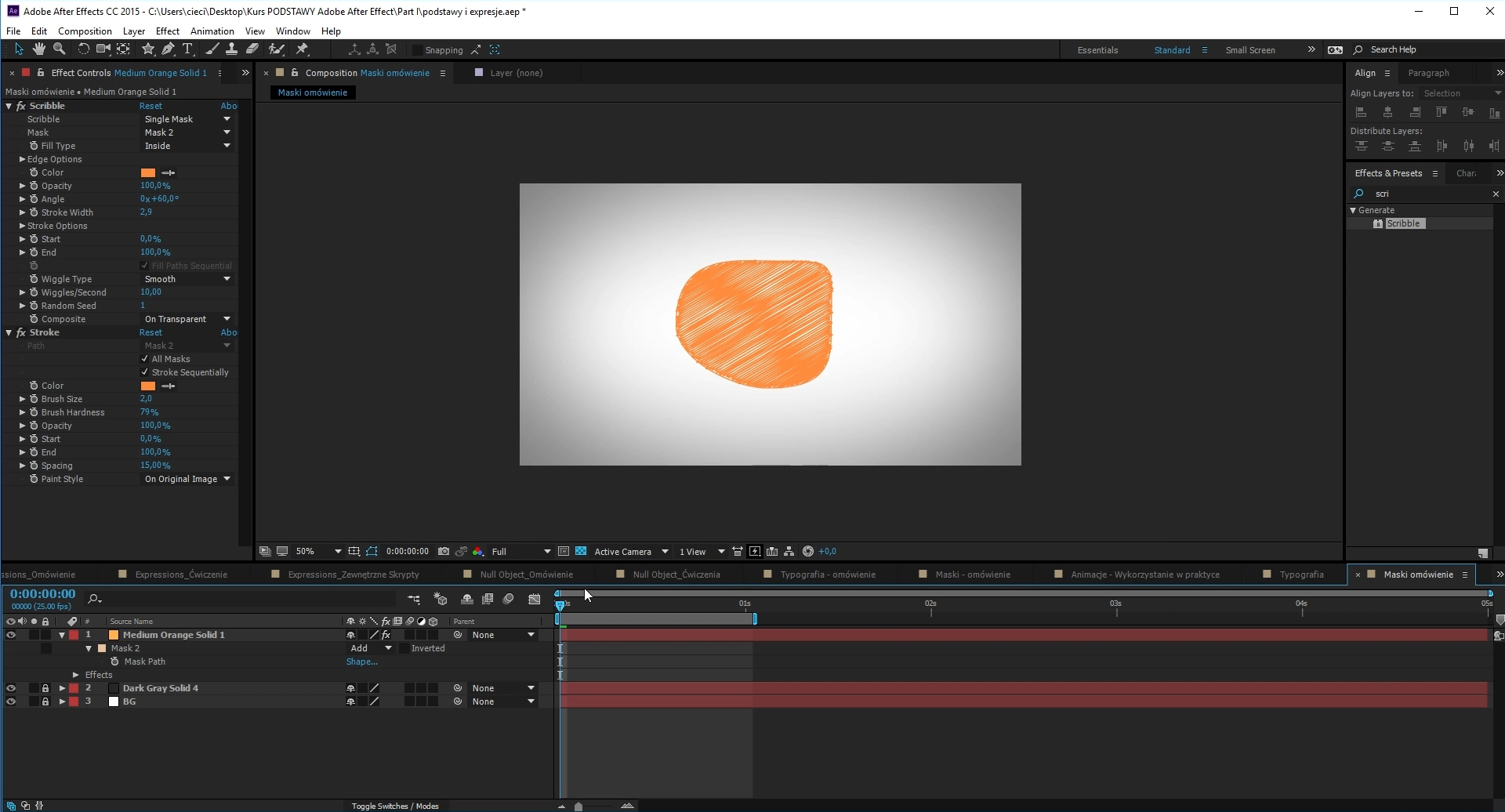 Kurs - After Effects 2015 - Podstawy - CGwisdom.pl