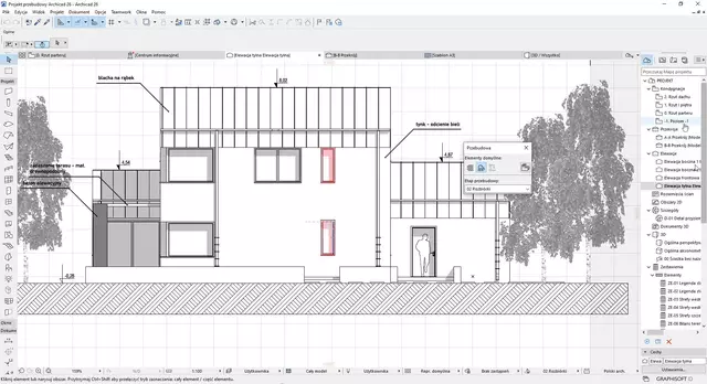 ᐈ Kurs Archicad - Projekt Przebudowy Domu Jednorodzinnego Kurs Wideo ...