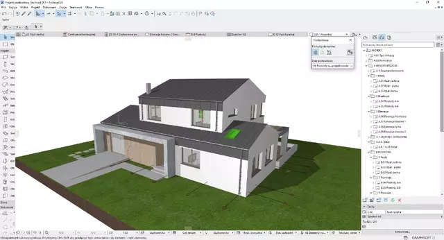 ᐈ Kurs Archicad - Projekt Przebudowy Domu Jednorodzinnego Kurs Wideo ...