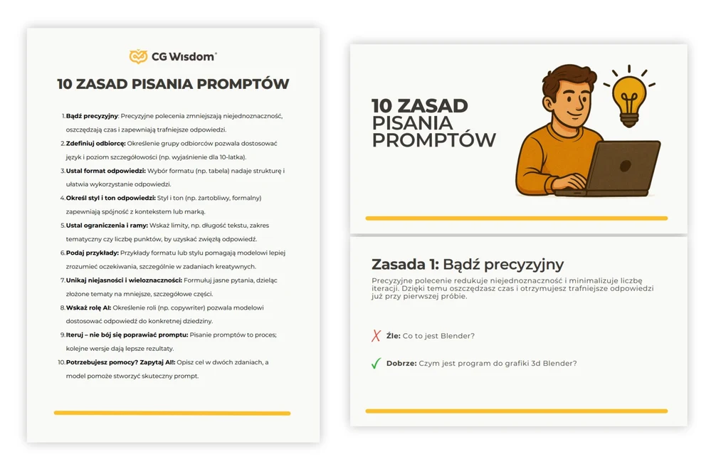 10 zasad pisania skutecznych promptów dla Chat GPT