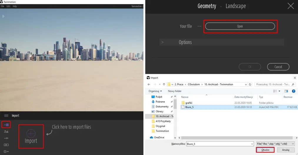 ARCHICAD - Eksport do Twinmotion (Poradnik, tutorial) - 04