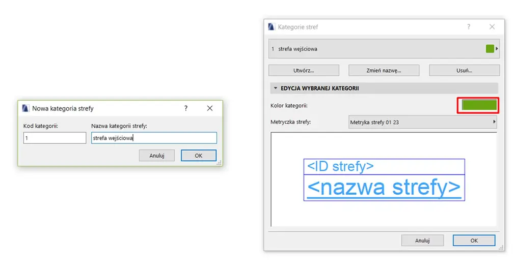 Archicad – Schemat funkcjonalny z użyciem stref - 03