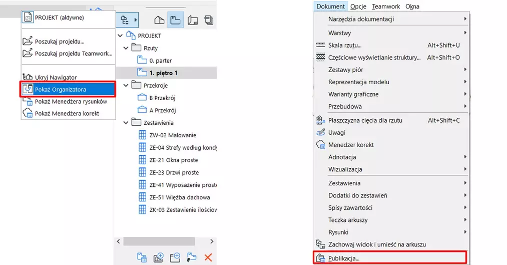 Archicad – Jak umieścić kilka widoków na osobnych arkuszach - Poradnik, tutorial - 04