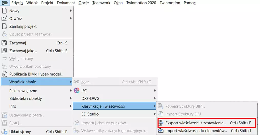 Archicad – Import danych z pliku Excel do zestawienia - Poradnik, tutorial-05
