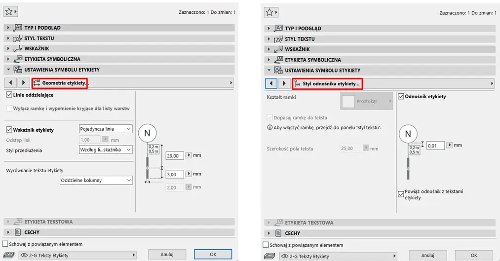 Archicad - Czym są etykiety i jak z nich korzystać? Poradnik, tutorial - 07