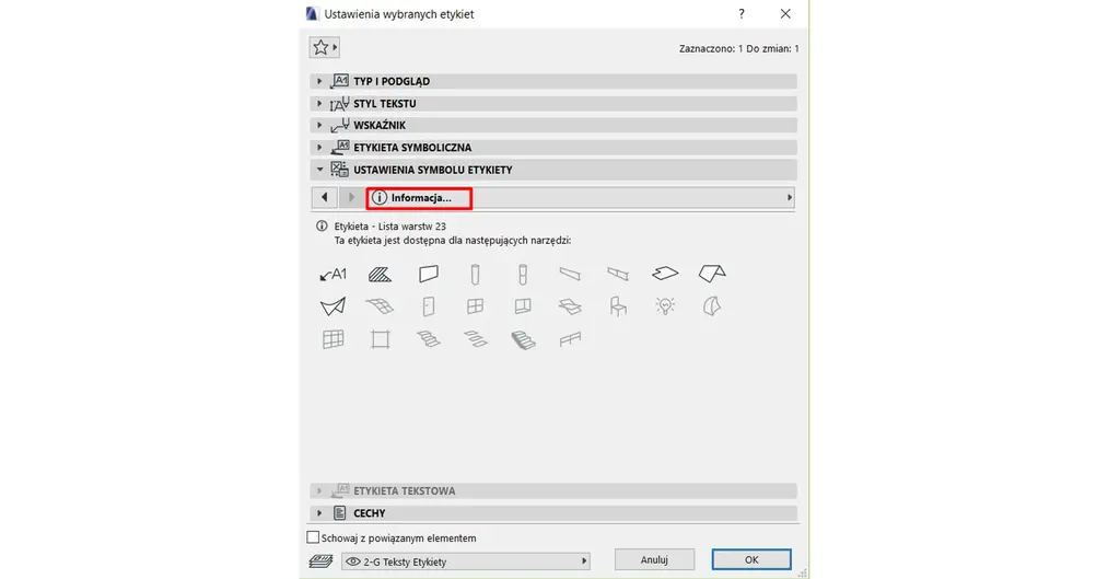 Archicad - Czym są etykiety i jak z nich korzystać? Poradnik, tutorial - 09