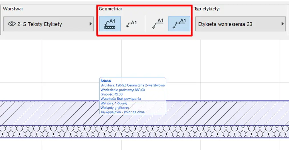 Archicad - Czym są etykiety i jak z nich korzystać? Poradnik, tutorial - 10