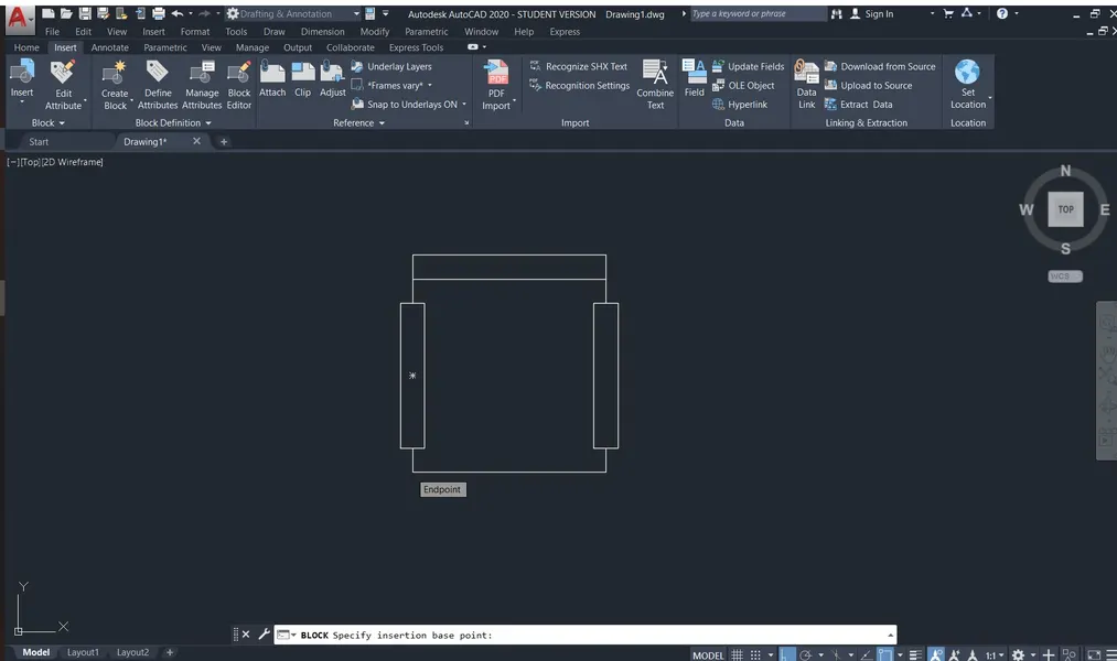 Autocad - Jak zrobić blok? - poradnik, tutorial - 03