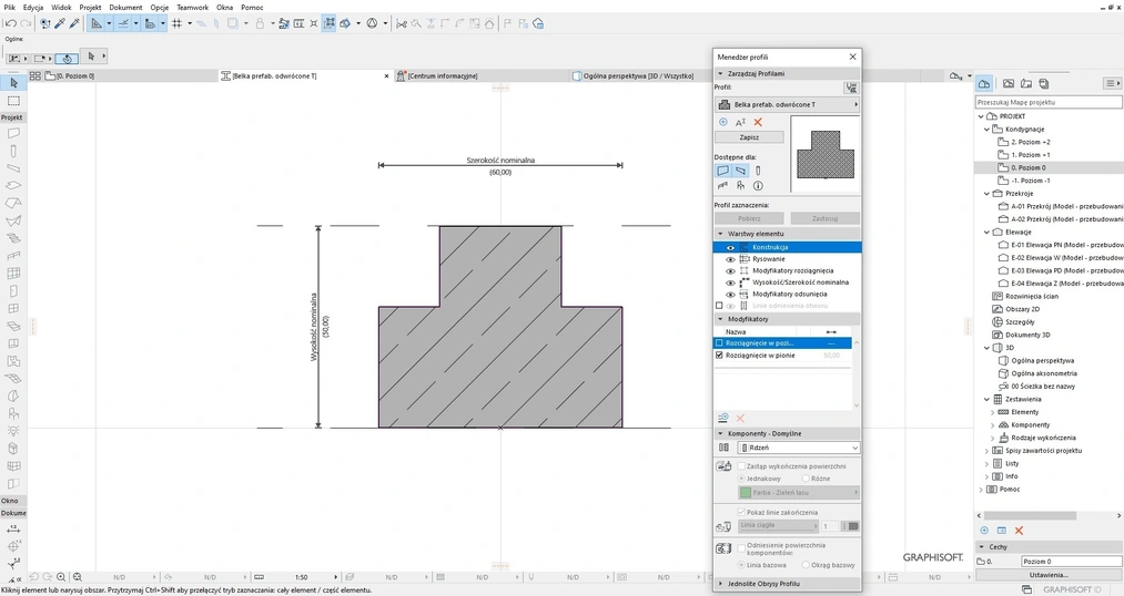 Archicad modyfikatory odsunięcia artykuł, poradnik 01