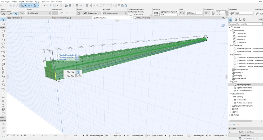Archicad modyfikatory odsunięcia artykuł, poradnik 03