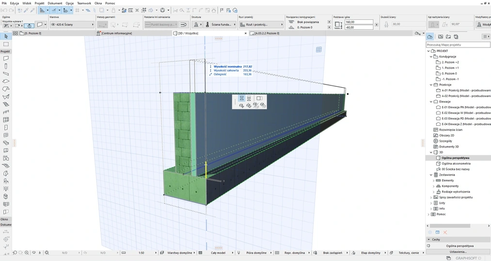 Archicad modyfikatory odsunięcia artykuł, poradnik 11