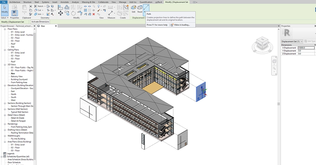 Revit - Jak zrobić widok rozłożony 3D - 06
