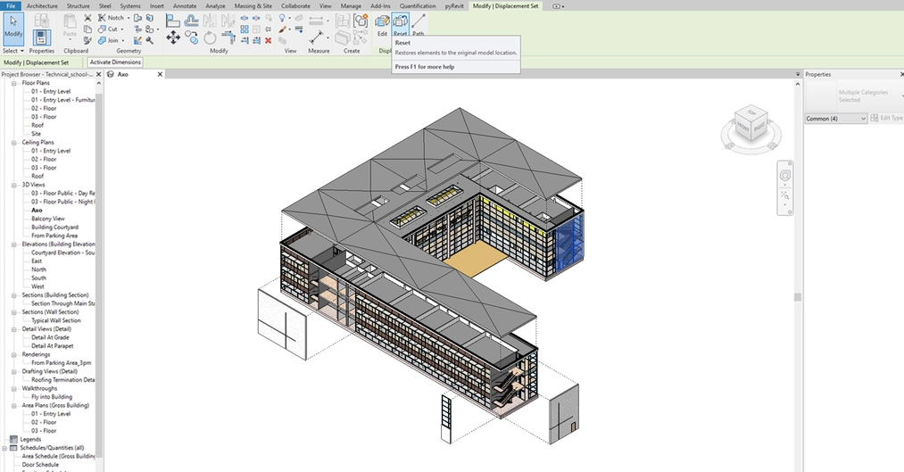 Revit - Jak zrobić widok rozłożony 3D - 07