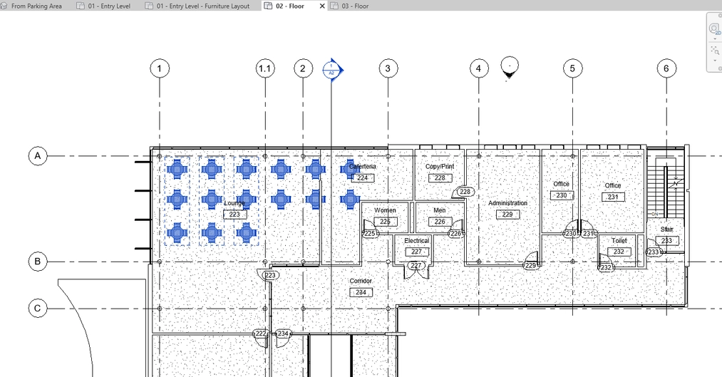 Revit - Kopiowanie z punktem bazowym - Poradnik, tutorial - 06
