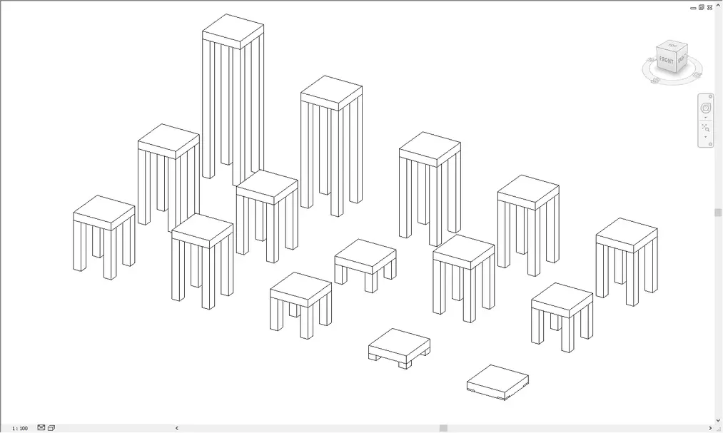 Revit - Różnica pomiędzy parametrem typu a parametrem elementu - Tutorial, poradnik - 010