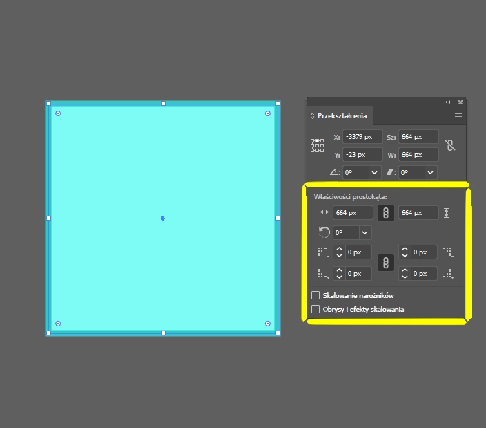 Illustrator - jak zaokrąglić rogi? Poradnik, tutorial - 08