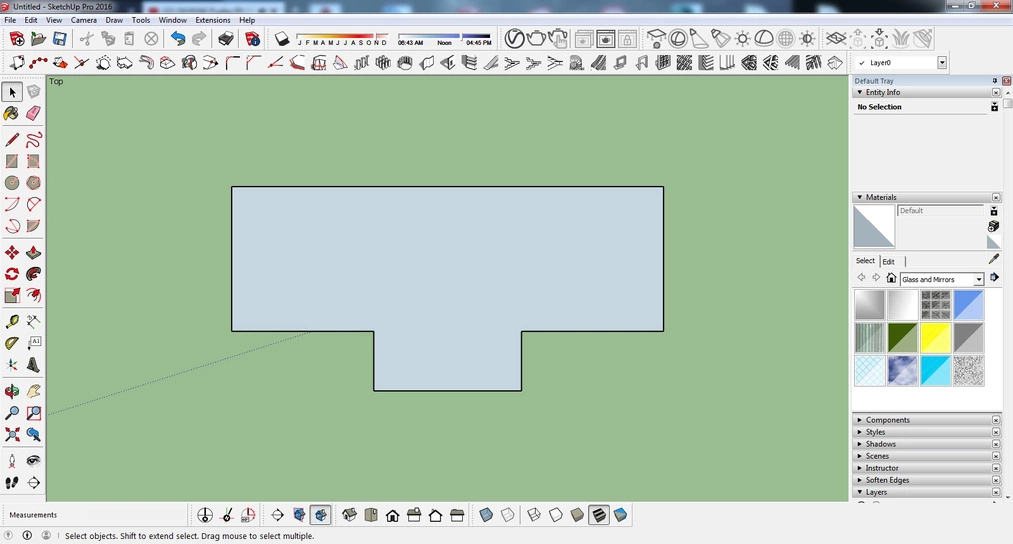 Sketchup - Jak zrobić dach? Omówienie pluginu 1001bit. com - Tutorial, poradnik-08