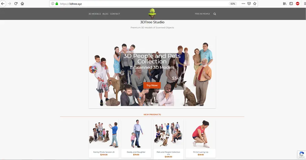 Darmowe modele 3D ludzi - 7 stron, które warto znać- 03