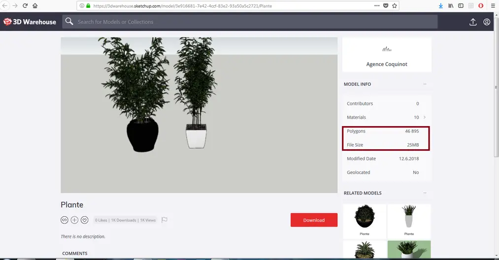 Sketchup - Co to jest Vray Proxy i kiedy warto z tego korzystać? Poradnik, tutorial-04