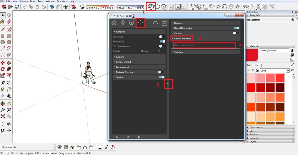 Sketchup - Vray - Czym są kanały renderujące i do czego je użyć?- poradnik, tutorial -01