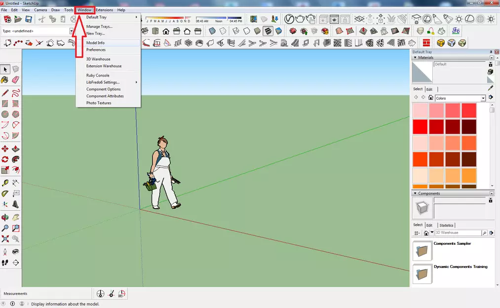 Sketchup вставить картинку