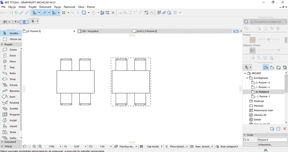 Archicad Jak skopiować obiekt 02