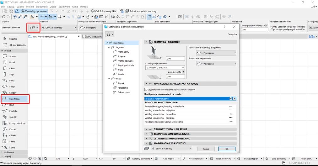Archicad Jak zrobić ogrodzenie Poradnik 01